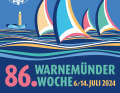 Pepe Hartmann designed the poster for the 86th Warnemünde Week