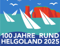 Das Plakat verrät es auf einen Blick: Bei der 90. Nordseewoche werden auch 100 Jahre Rund Helgoland gefeiert.