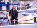 Mattis Franken during the final preparations in Svendborg before the start