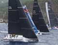 The start of the RORC Caribbean 600 with the Berlin "Rafale" in the centre of the picture