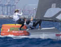 Con il porto di Los Angeles sullo sfondo: la regata delle classi olimpiche di San Pedro offre ai partecipanti l’opportunità di vivere esperienze intense nel campo di regata olimpico.