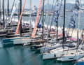 Full programme. Sailing yachts and sailing catamarans could be seen in Port Canto.