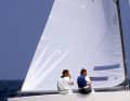 Achim Griese e Michael Marcour sulla Starboat nel 1988.