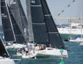 Die "Löwe von Bremen" im dichten Teilnehmerfeld beim Start des Round Britain ans Ireland Race 2026.