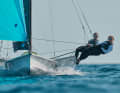 Eingespieltes 49FX-Team: Sophie Steinlein und Vorschoterin Catherine Bartelheimer im Trainingscamp des Deutschen Segelkaders.