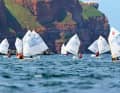 At the annual Störtebeker Opti-Cup, young sailors gain their first ocean experience