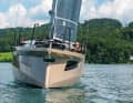 Flight-Deck: Über dem Rumpf ist die neue Sunbeam deutlich größer als ein 32-Fuß-Boot