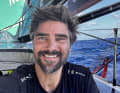 Boris Herrmann glücklich an Bord seiner "Malizia – Seaexplorer"