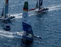 The Germany SailGP Team did not always have an easy time with its starts in France either, but was able to shine on the course several times.