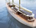 "Aeolus" harvests energy via solar panels and recuperation. | Rendering: Sailing-Classics