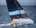 The JPK 10.80 achieved the best IRC time on the water in the 80th Rolex Sydney Hobart Race.