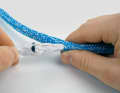 To ensure that the transition of the taper is good, mark the core and pull out about 1.5 centimetres further