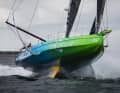 "Holcim- PRB", ein Verdier-Design von 2021, gilt als sehr schnell. Zur Zeit segelt Nico Lunven damit in der Spitzengruppe der Vendée Globe