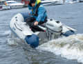 The Honda can only be turned 45 degrees to each side, the competitors up to 90 degrees