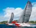 Similar in light winds, the re-design (v.) offers better controllability, especially in stronger winds