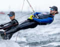 Theresa Löffler et Christopher Hoerr, les meilleurs Allemands, se sont hissés à la quatrième place de la semaine de Kiel en 470.