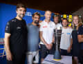 Les "Ocean's Seven" : les sept skippers pour l'Ocean Race Europe et le trophée.