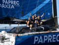Team Paprec Arkéa was the fourth boat to finish in Nice after Allagrande Mapei Racing.