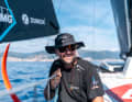 Geduld um Humor sind gerade gute Tugenden im Flautenpoker im Golf von Genua. | Flore Hartout/The Ocean Race Europe 2025