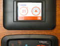 Various controls: a display at the top and rotary switches at the bottom. Errors are shown as a code or indicated by a flashing LED.