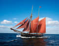 On course. Even under full sail, the "Zuversicht" does not sail too fast, but steadily