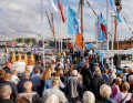 The opening of the Travemünde Week is always a major attraction with political and sporting celebrities