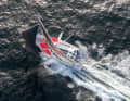 Isabelle Joschke has taken the Imoca "Macsf" around the world twice.