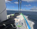 Nico Lunven's "Holcim - PRB" passed Cape Horn in sixth position just behind Jérémie Beyou on "Charal".