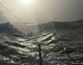 The final phase challenged Herrmann in stormy Bay of Biscay conditions.