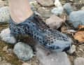 The sole protects the feet from injuries caused by stones