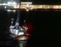 The Atlantic challenger, with hull number 551, crossed the finish line in the middle of the night.