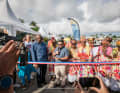 Great atmosphere at the opening of the Race Village