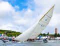Great sailing was delivered to the audience in front of the Travepromenade.