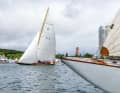 Zum Start in den Volksbank Rotspon Cup waren die Yachten kaum zu bremsen.