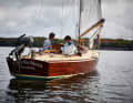 The boat's name and home harbour are emblazoned on the stern. There are very few whaleboats like this left today