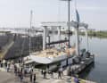 The carbon rig of the Wally 101 will have 630 square metres of sail laminate in the wind