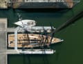 At 7.49 metres, the gliding, almost surfboard-flat hull is almost a metre wider than that of its 14-year-old predecessor, a Wally 100
