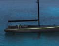 Kompromissloser Racer: wenig Freibord, flaches Deck, tiefe und schlanke Rumpfanhänge