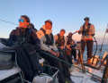 L'equipaggio del "Rafale" in rotta verso Skagen