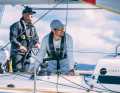 Il proprietario e skipper di "Lightworks" Michael Höfgen (a destra) e il suo co-skipper Eckhard Kaller