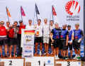 Die Warnemünder Siegerehrung für die Besten beim letzten Qualifier zum Sailing-Champions-League-Finale