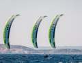 GER kiter Jannis Maus in the sandwich of China and the USA