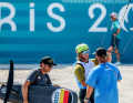 Jannis Maus nella beach arena di Marsiglia