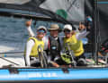Le sorelle canadesi Georgia e Antonia Lewin-Lafrance hanno vinto la serie davanti a Bergmann/Wille. In questo modo hanno vinto entrambe le squadre, una nella classifica open e l'altra in quella chiusa del Campionato Europeo Skiff.