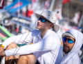 Hendrik Lenz (l.) before the start in Port Bourgenay.