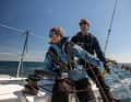 They work very well as a team: Former Mini-Transat soloist Lina Rixgens and Sverre Reinke.