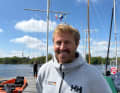 Einen schöner Frühsommertag im Norddeutschen Regatta Verein an der Hamburger Außenalster erlebten die deutschen Segler vom Germany SailGP Team wenige Tage vor Abflug nach Bermuda. Für Fahrer Erik Kosegarten-Heil war es ein Heimspiel in seinem Verein.