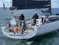 The longest boat in the Baltic 500 initially pulled away quickly at the start: the Shogun 50 "Fantastic 4" with Peter Bolvig and Jakob van Ohlen.