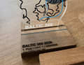 Le prix fabriqué par les fondateurs de Baltic 500, Cord Hall et Rasmus Töpsch, pour le vainqueur du classement général ORC, le JPK 10.50 "Hinden" avec Jonas Hallberg et Jonas Hiller.