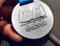 Philipp Buhl montre ici le dernier ajout à sa collection : l'argent aux championnats d'Europe.